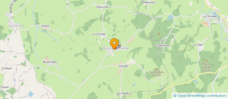 localisation de l'entreprise ABITBOL 83 à LA SERRE-BUSSIERE-VIEILLE