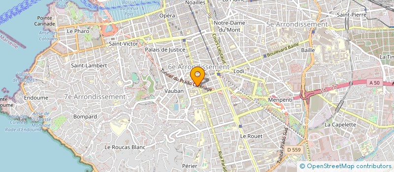 localisation de l'entreprise ABITBOL ET FILS à MARSEILLE 6EME