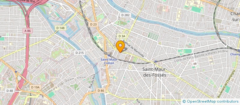 localisation de l'entreprise ABITEL à SAINT-MAUR-DES-FOSSES