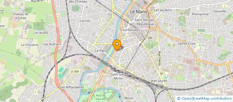 localisation de l'entreprise ABITEO  LE MANS