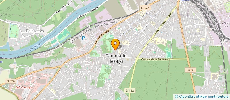 localisation de l'entreprise ABIYOU BEAUTES DU LYS à DAMMARIE-LES-LYS