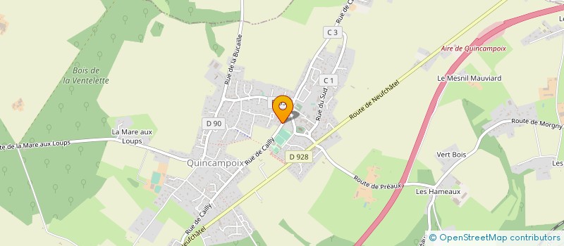 localisation de l'entreprise ABJ  QUINCAMPOIX