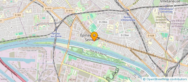 localisation de l'entreprise ABJ CONSULTING à EPINAY-SUR-SEINE