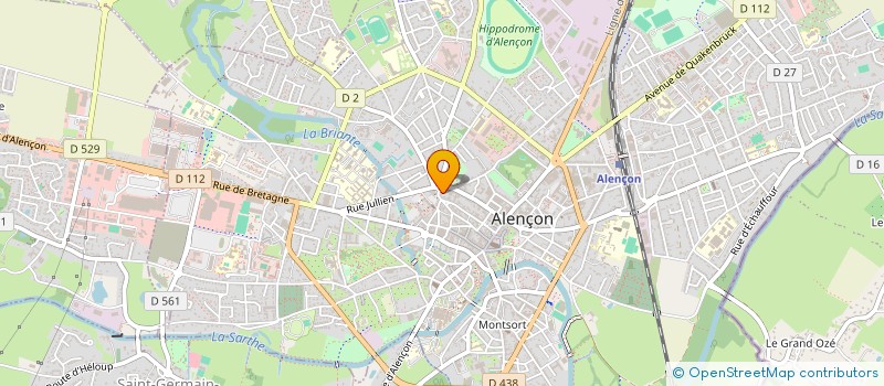 localisation de l'entreprise ABJ DEVELOPPEMENT à ALENCON