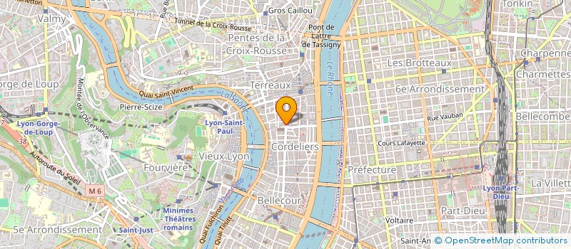 localisation de l'entreprise ABJ INGENIERIE à LYON 1ER