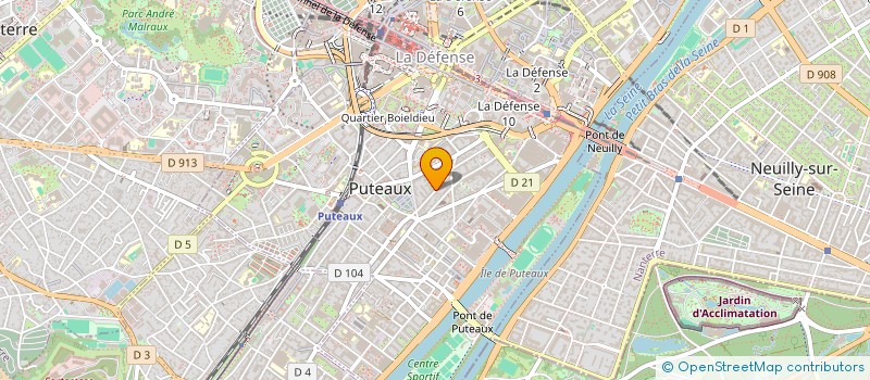 localisation de l'entreprise ABJ SERVICES  PUTEAUX