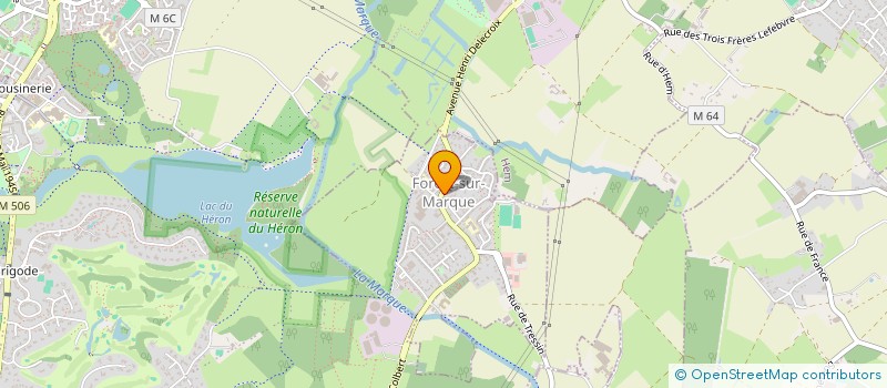 localisation de l'entreprise ABJB à FOREST-SUR-MARQUE
