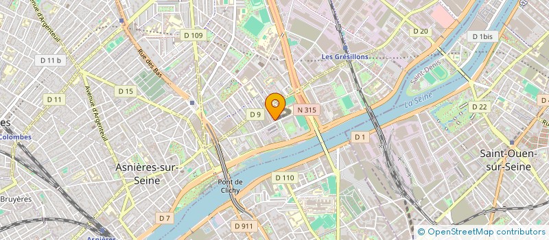 localisation de l'entreprise ABJE  ASNIERES-SUR-SEINE