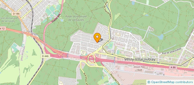 localisation de l'entreprise ABJP SERVICES à VELIZY-VILLACOUBLAY