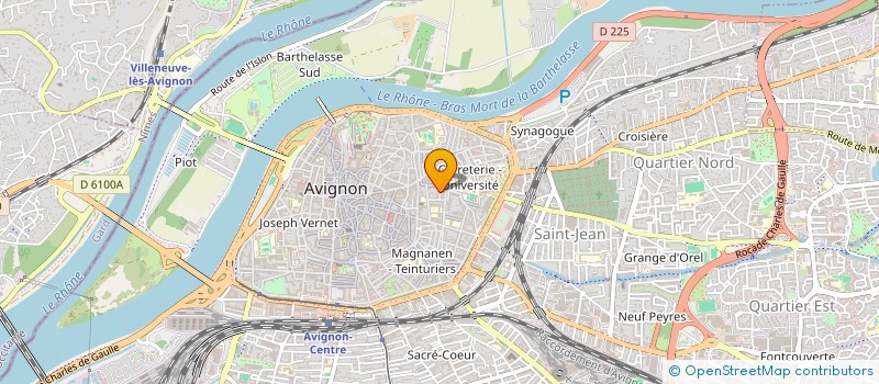 localisation de l'entreprise ABJSP  AVIGNON
