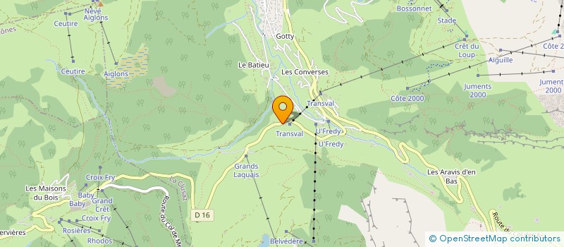 localisation de l'entreprise ABJT à LA CLUSAZ