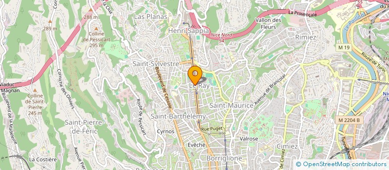 localisation de l'entreprise ABK 06 BATIMENT à NICE
