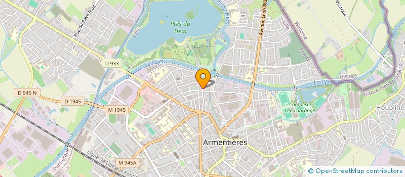 localisation de l'entreprise ABK BATIMENT  ARMENTIERES