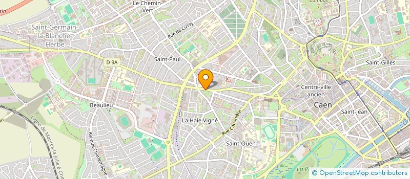 localisation de l'entreprise ABK BATIMENT à CAEN