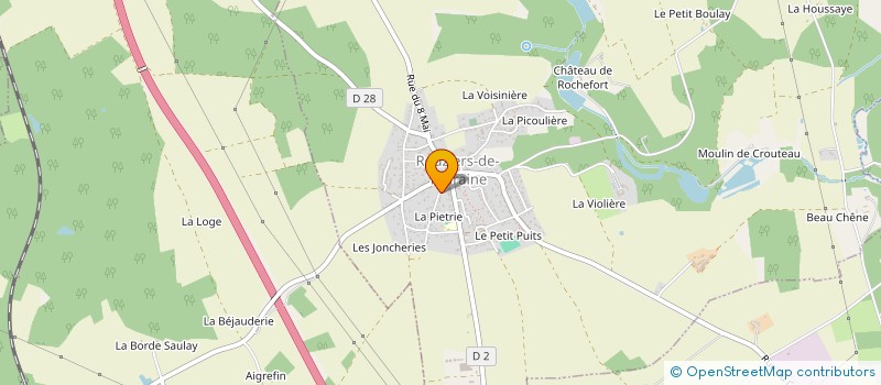 localisation de l'entreprise ABK CONCEPT 37  ROUZIERS-DE-TOURAINE