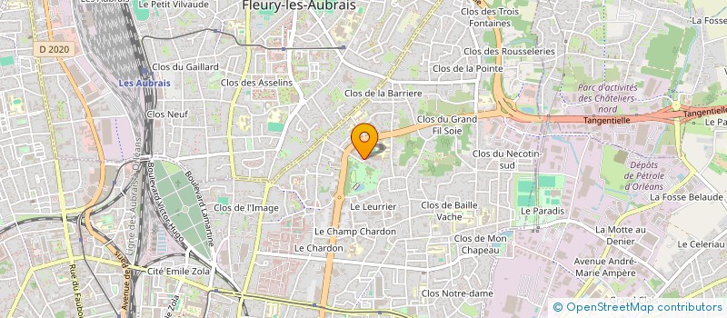 localisation de l'entreprise ABK CORPORATION à ORLEANS