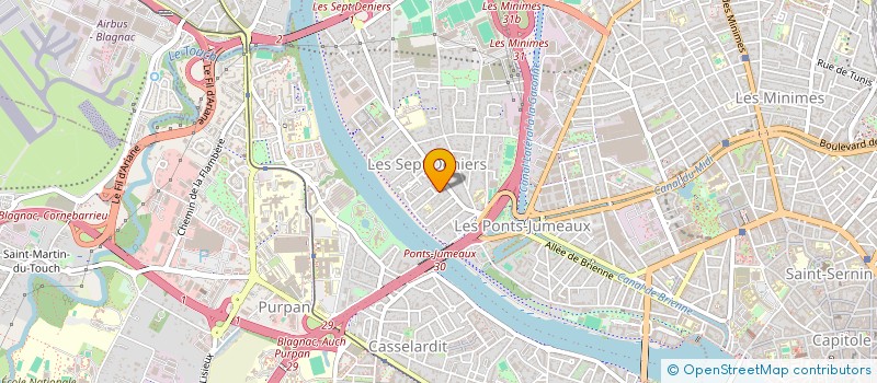localisation de l'entreprise ABK EXPRESS à TOULOUSE