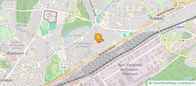 localisation de l'entreprise ABK INVEST  GUYANCOURT