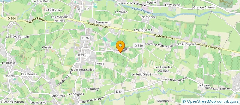 localisation de l'entreprise ABK6 PATRIMOINE  LACENAS