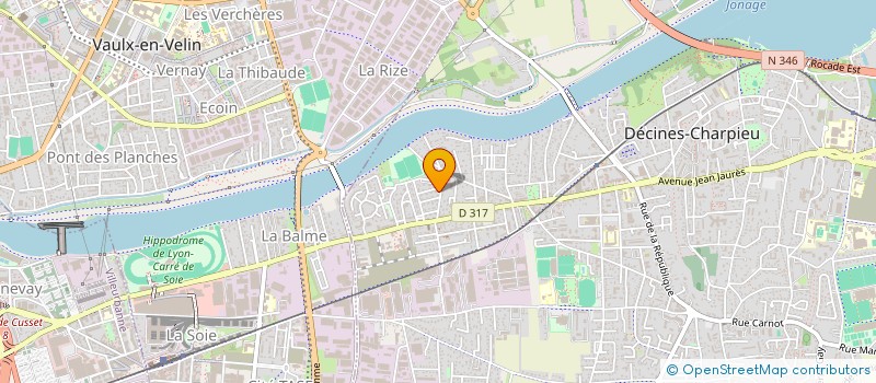 localisation de l'entreprise ABKA-PRO  DECINES-CHARPIEU