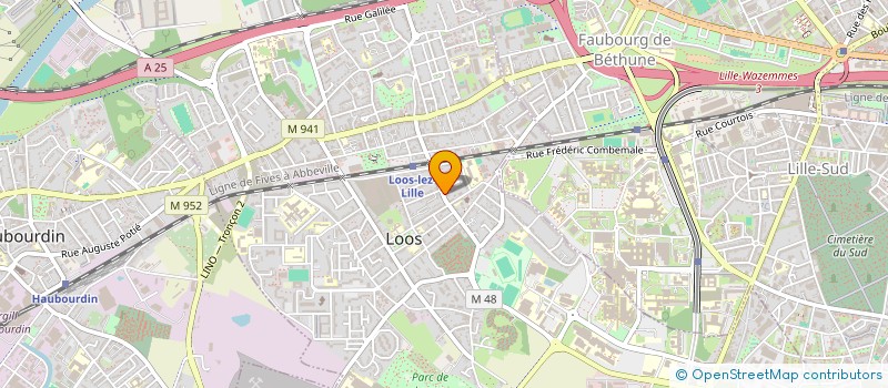 localisation de l'entreprise ABKINE  LOOS