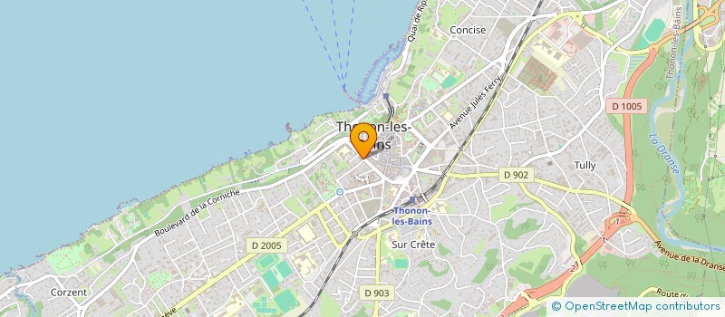 localisation de l'entreprise ABKS LEMAN PRESTA NET SERVICES à THONON-LES-BAINS