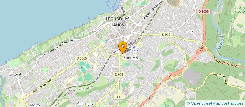 localisation de l'entreprise ABKS TRANSPORT SERVICES à THONON-LES-BAINS