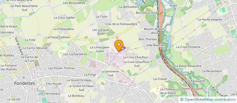 localisation de l'entreprise ABL 37  LANGEAIS