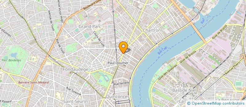 localisation de l'entreprise ABL à BORDEAUX