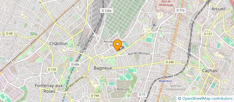 localisation de l'entreprise ABL à BAGNEUX
