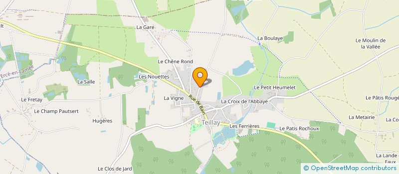 localisation de l'entreprise ABL  TEILLAY