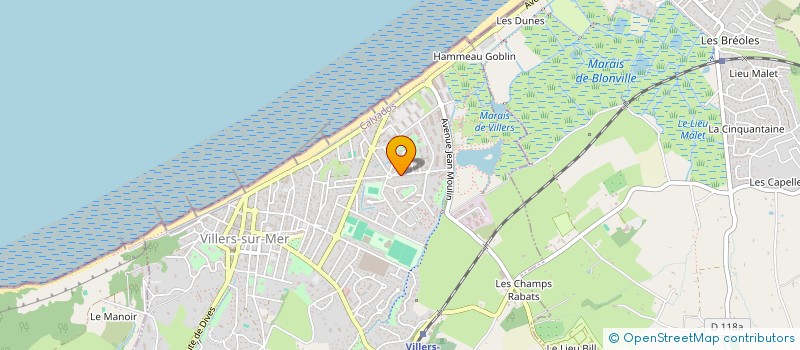 localisation de l'entreprise ABL  VILLERS-SUR-MER