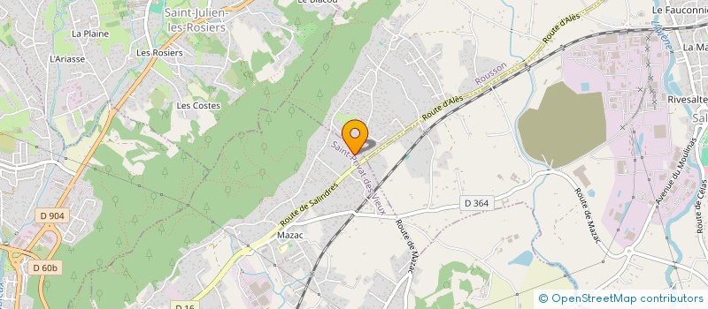 localisation de l'entreprise ABL AGENCEMENT TRAVAUX à SAINT-PRIVAT-DES-VIEUX