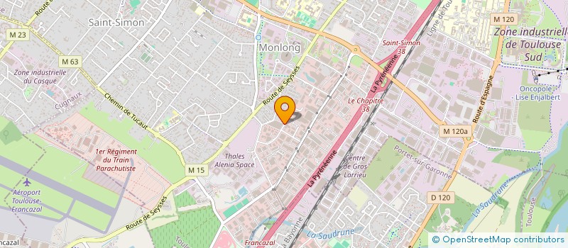 localisation de l'entreprise ABL ANDROMEDE à TOULOUSE