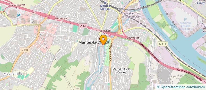 localisation de l'entreprise ABL AUTO à MANTES-LA-VILLE