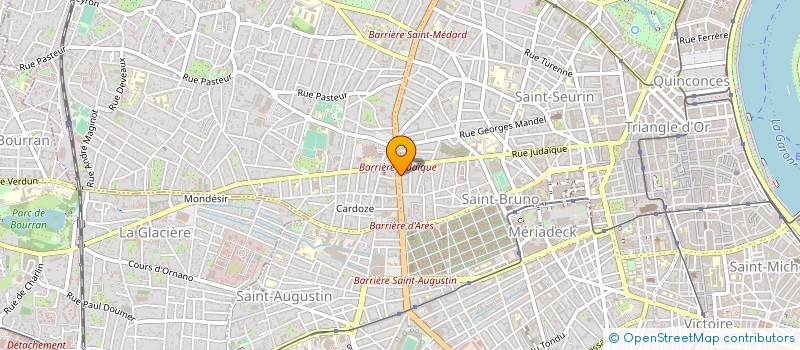 localisation de l'entreprise ABL AVIATION à BORDEAUX