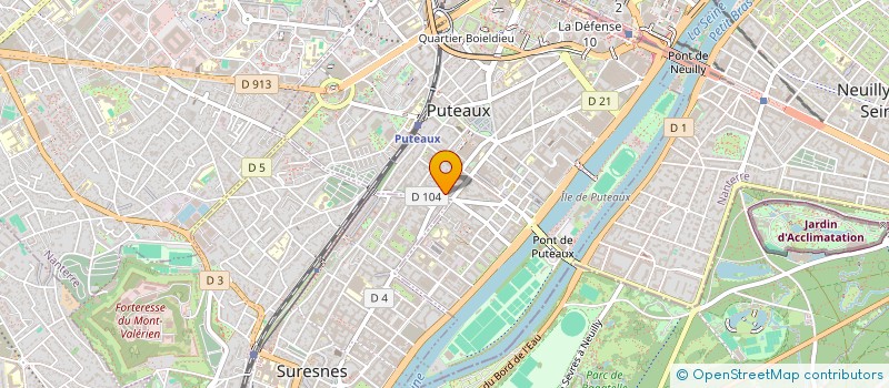 localisation de l'entreprise ABL BAT  PUTEAUX