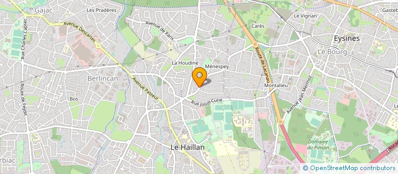 localisation de l'entreprise ABL CERAMIQUE  LE HAILLAN