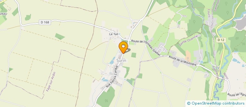 localisation de l'entreprise ABL CHAUFFAGE  SURIN