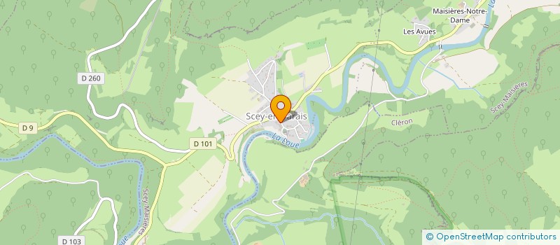 localisation de l'entreprise ABL COURTAGE ET FINANCE à SCEY-MAISIERES