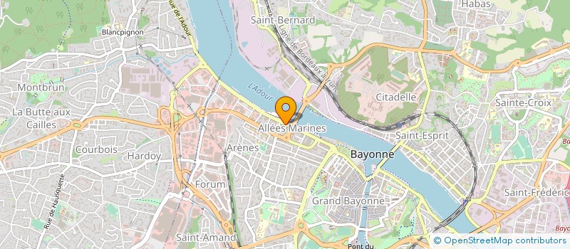 localisation de l'entreprise ABL EMPLOI 64  BAYONNE