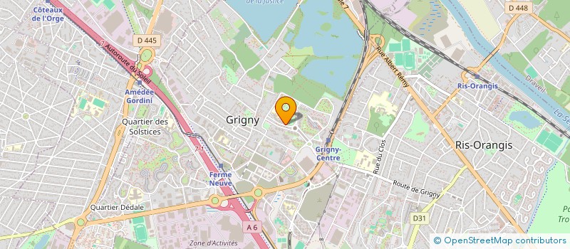 localisation de l'entreprise ABL ENTREPRISE  GRIGNY