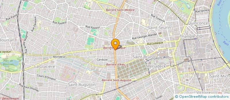 localisation de l'entreprise ABL FINANCE  BORDEAUX