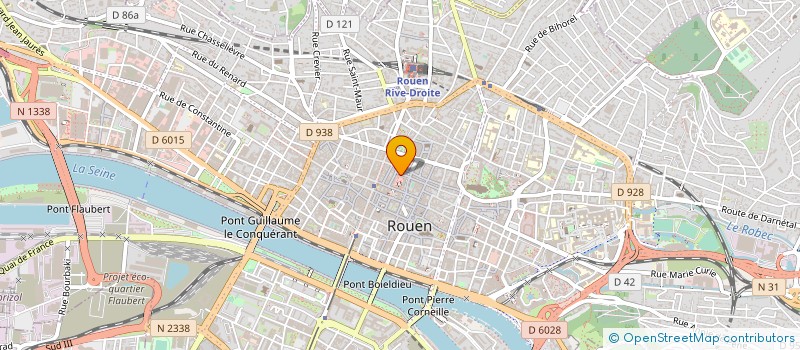 localisation de l'entreprise ABL GESTION à ROUEN
