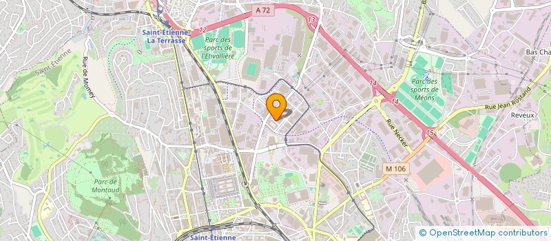 localisation de l'entreprise ABL IMMO  SAINT-ETIENNE