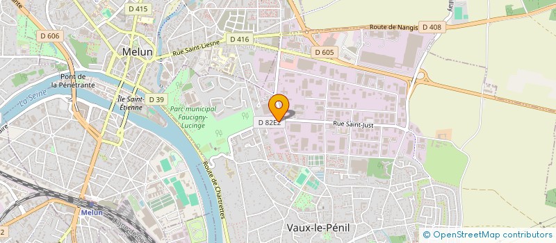 localisation de l'entreprise ABL IMMOBILIER à VAUX-LE-PENIL