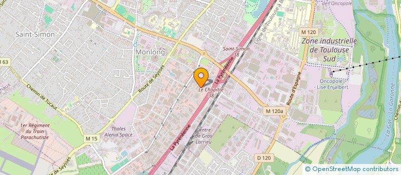 localisation de l'entreprise ABL LOCATION à TOULOUSE