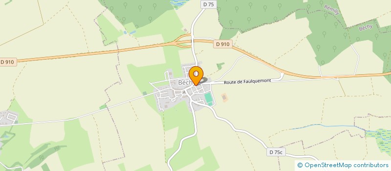 localisation de l'entreprise ABL MARLY  BECHY