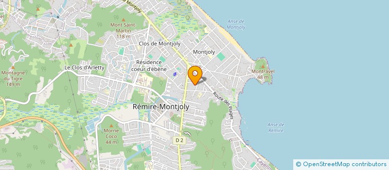localisation de l'entreprise ABL OVERSEA  REMIRE-MONTJOLY