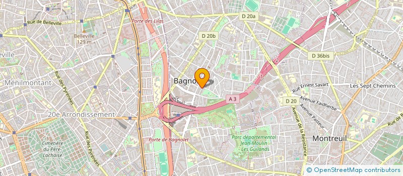 localisation de l'entreprise ABL RENOVE à BAGNOLET